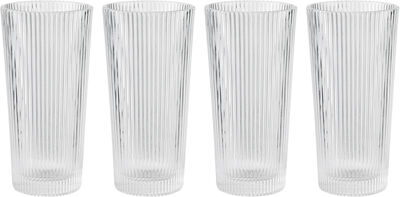 Pilastro long drink glas 0,3 l, 4 Stk clear