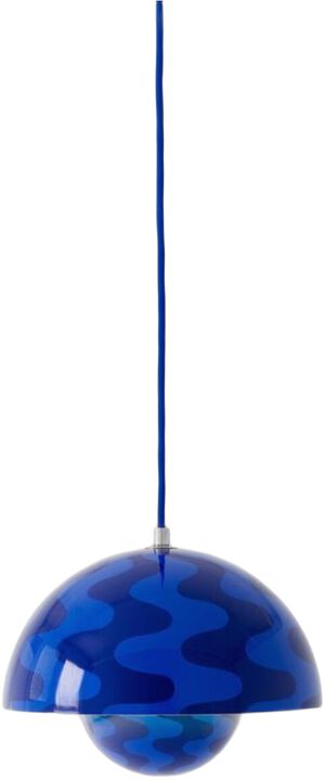 Flowerpot Pendant VP1 Ø23 cm Cobalt Blue & Twilight Blue pat