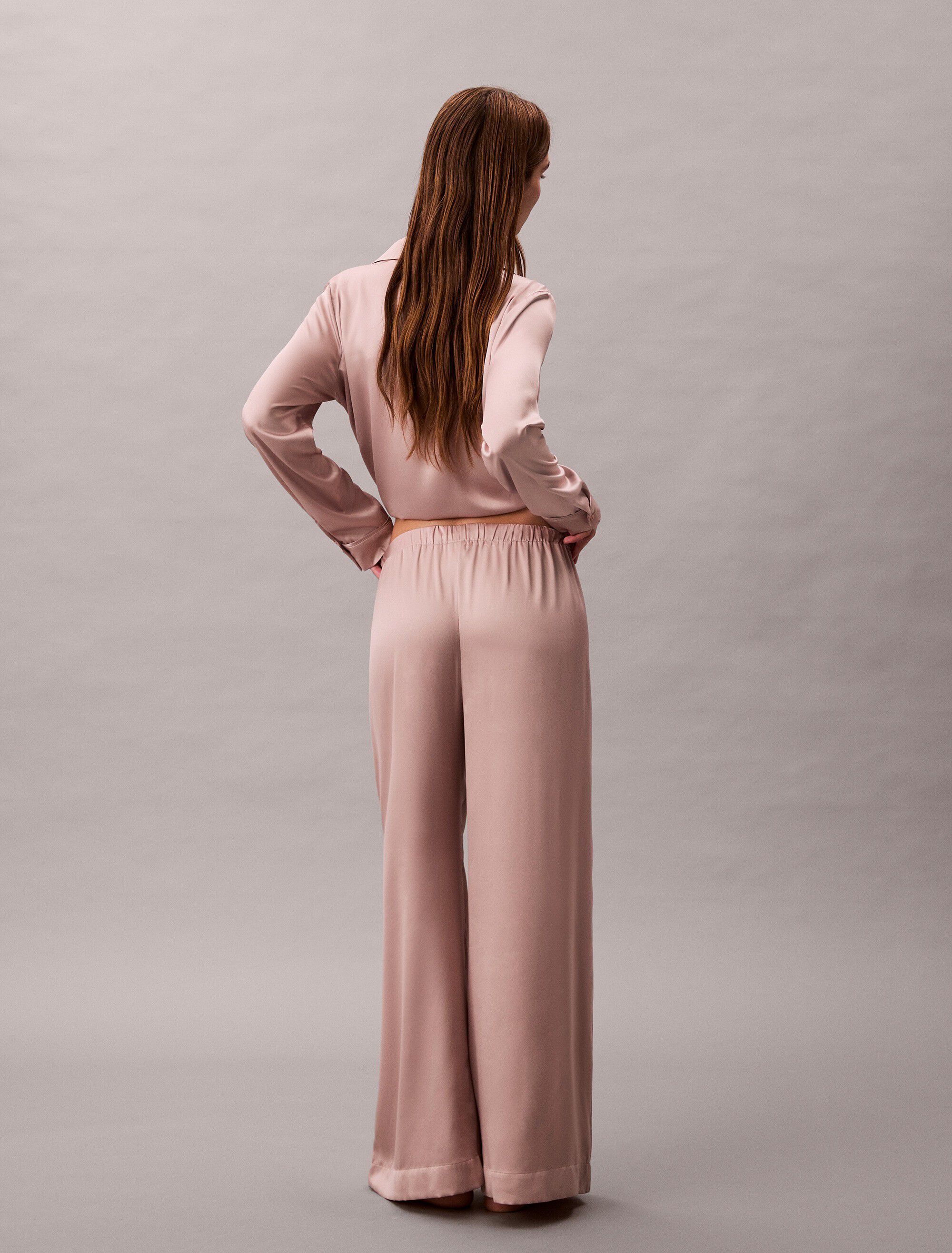SENSUAL SATIN LOGO PANT