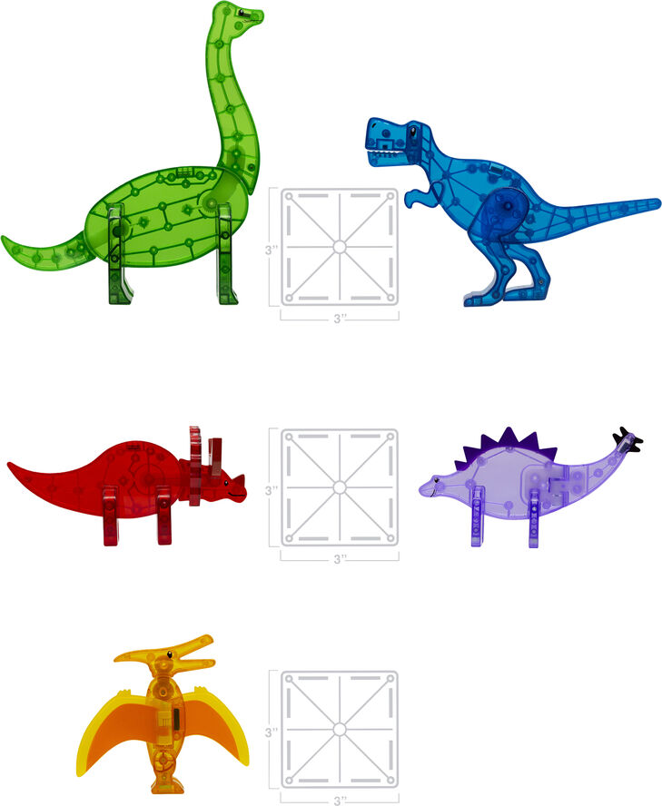 Magna-Tiles Dino set