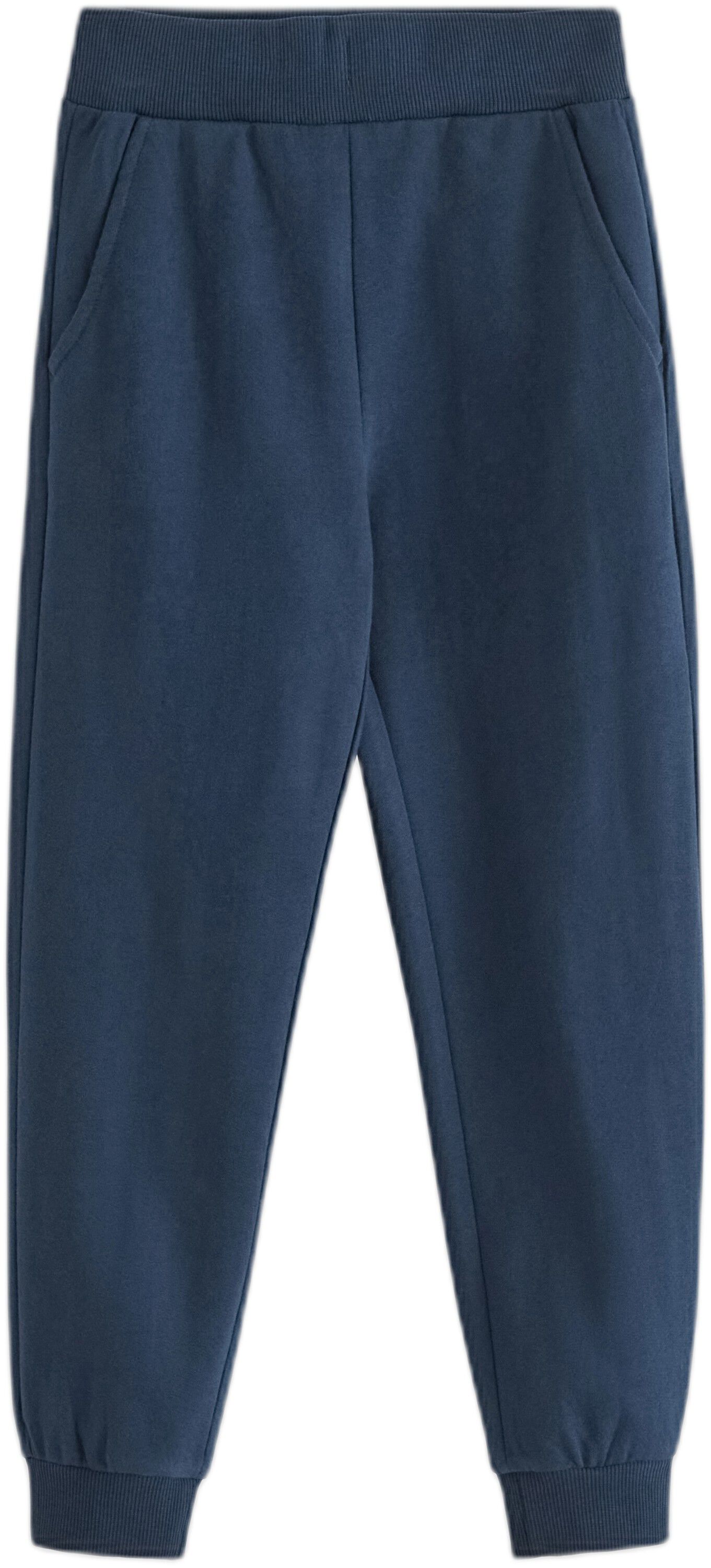 Soft cotton joggers with elastic wa