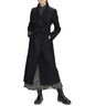 ROSELL Long Length Wool Wrap Coat