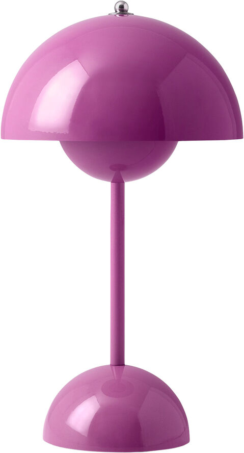 Flowerpot Portable Lamp VP9, Tangy Pink, Magnetic Charger