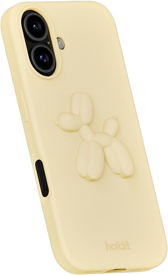 Silicone Sticker Butter Yellow Balloon Dog