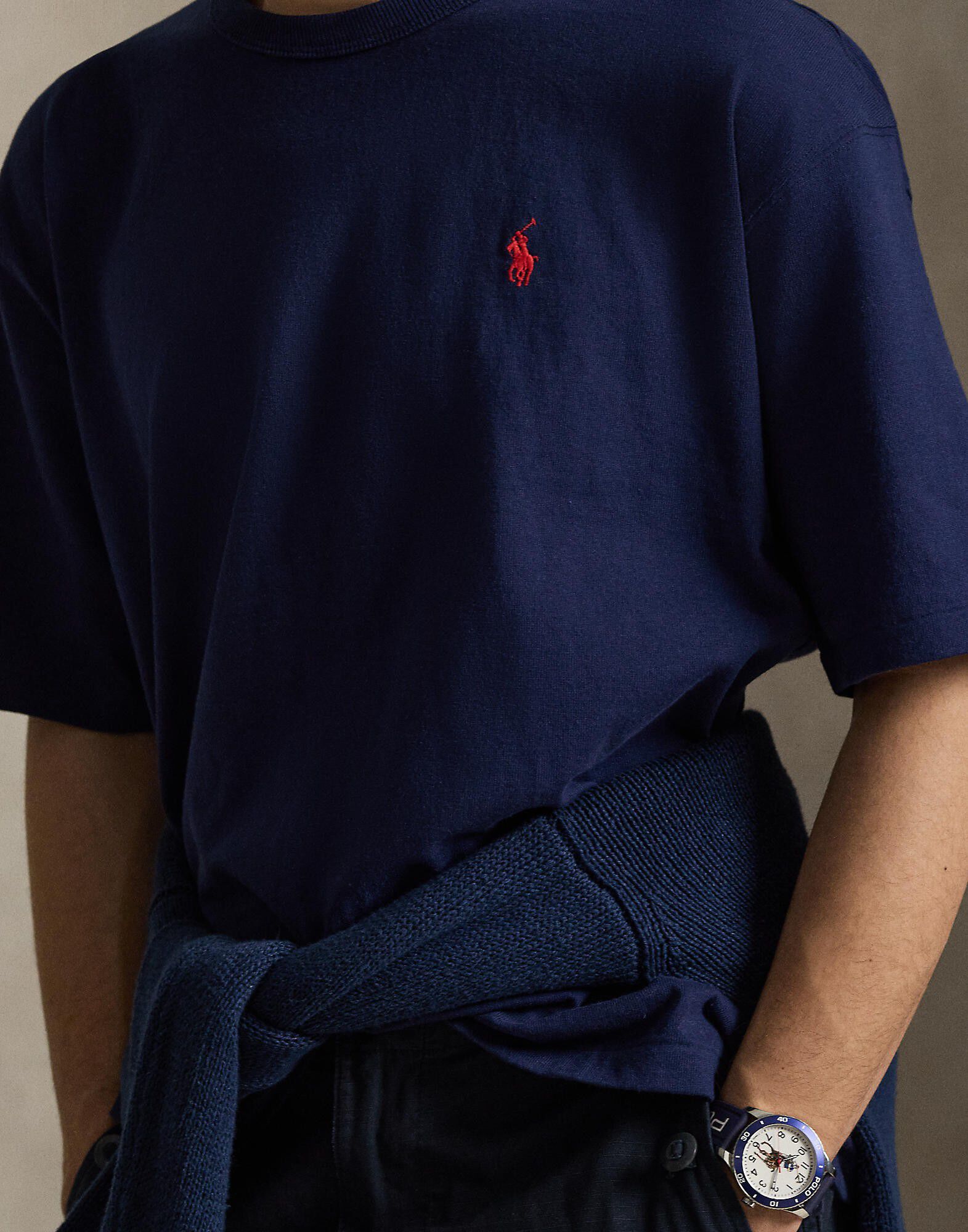 Relaxed Fit Jersey Crewneck T-Shirt