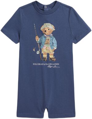 Polo Bear Cotton Jersey Shortall