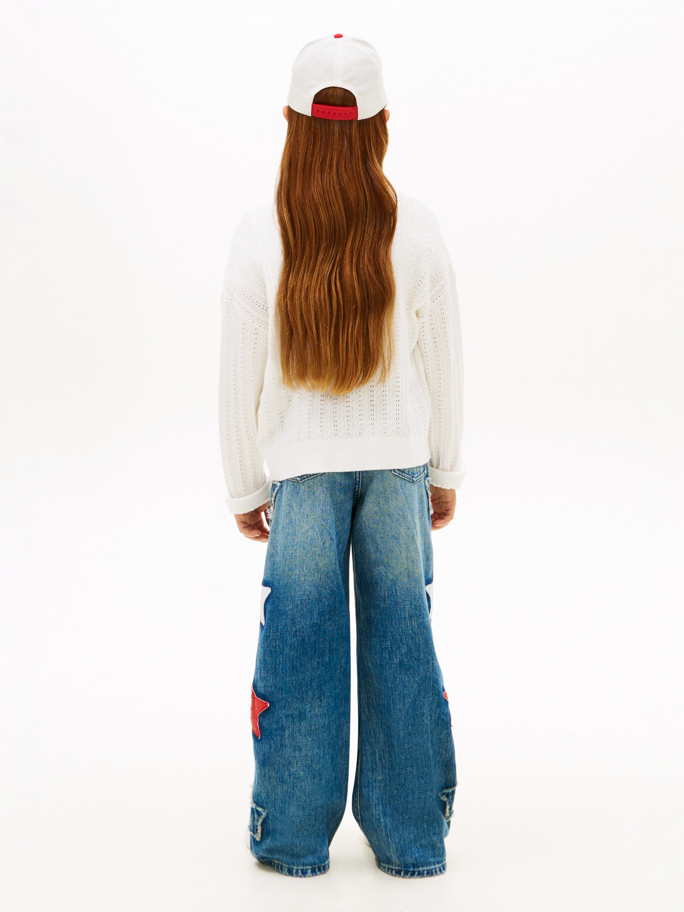 POINTELLE CABLE CARDIGAN