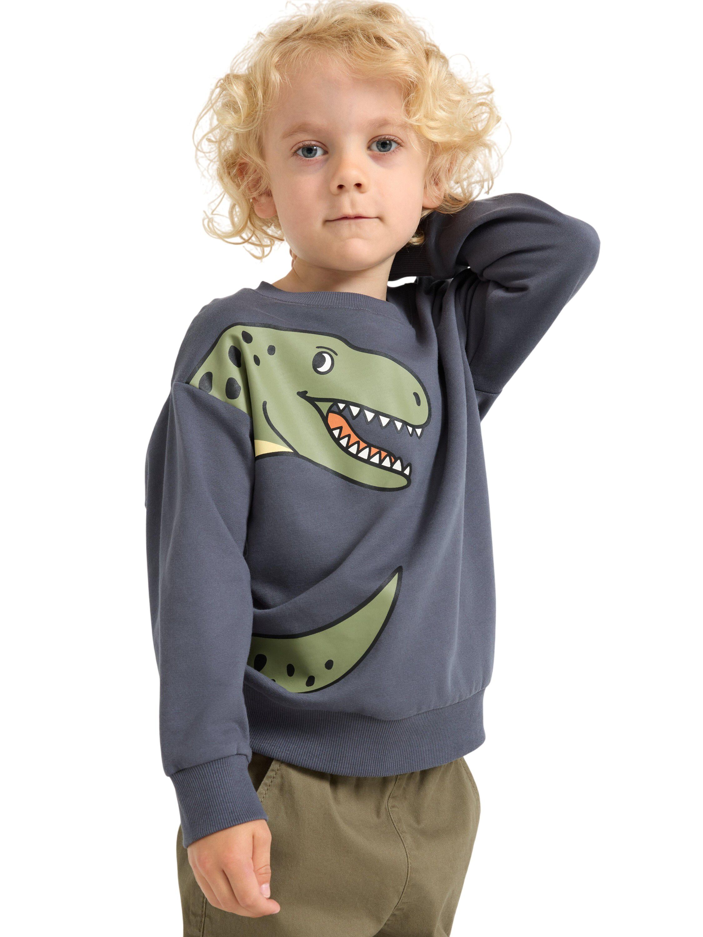 Comfy sweatshirt in cotton jersey w