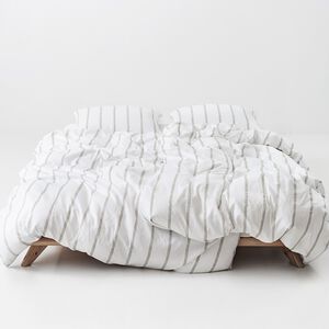 Økologisk sengesæt Flow beige - GOTS