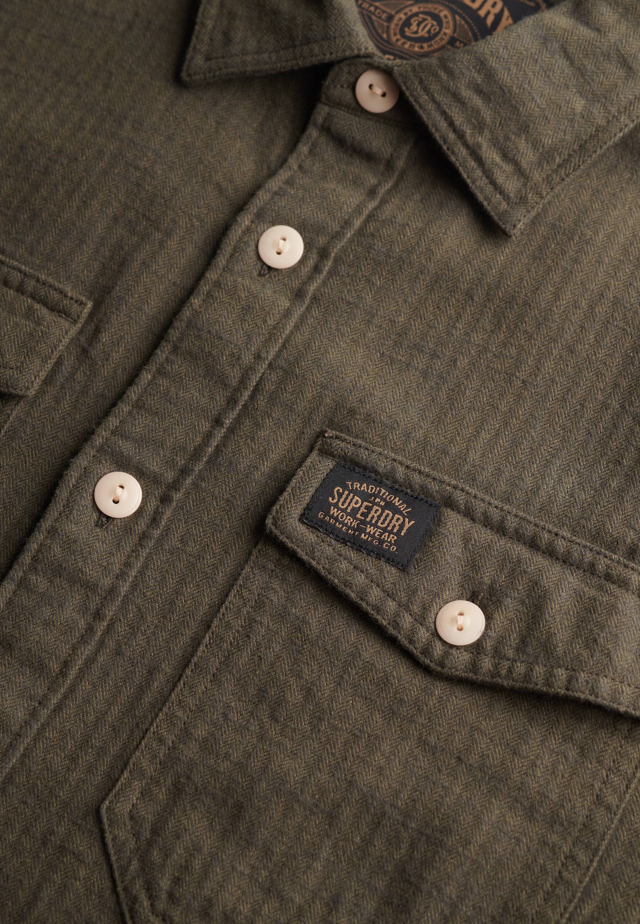 HERRINGBONE WORKWEAR SHIRT