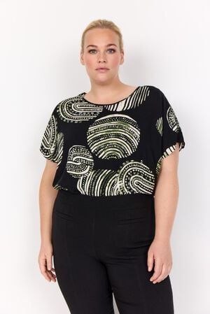 Curvy WA-MEDINE 1 Bluse Sort