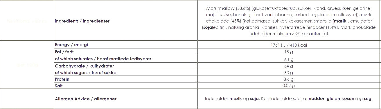 Red berry marshmallows 120 gr