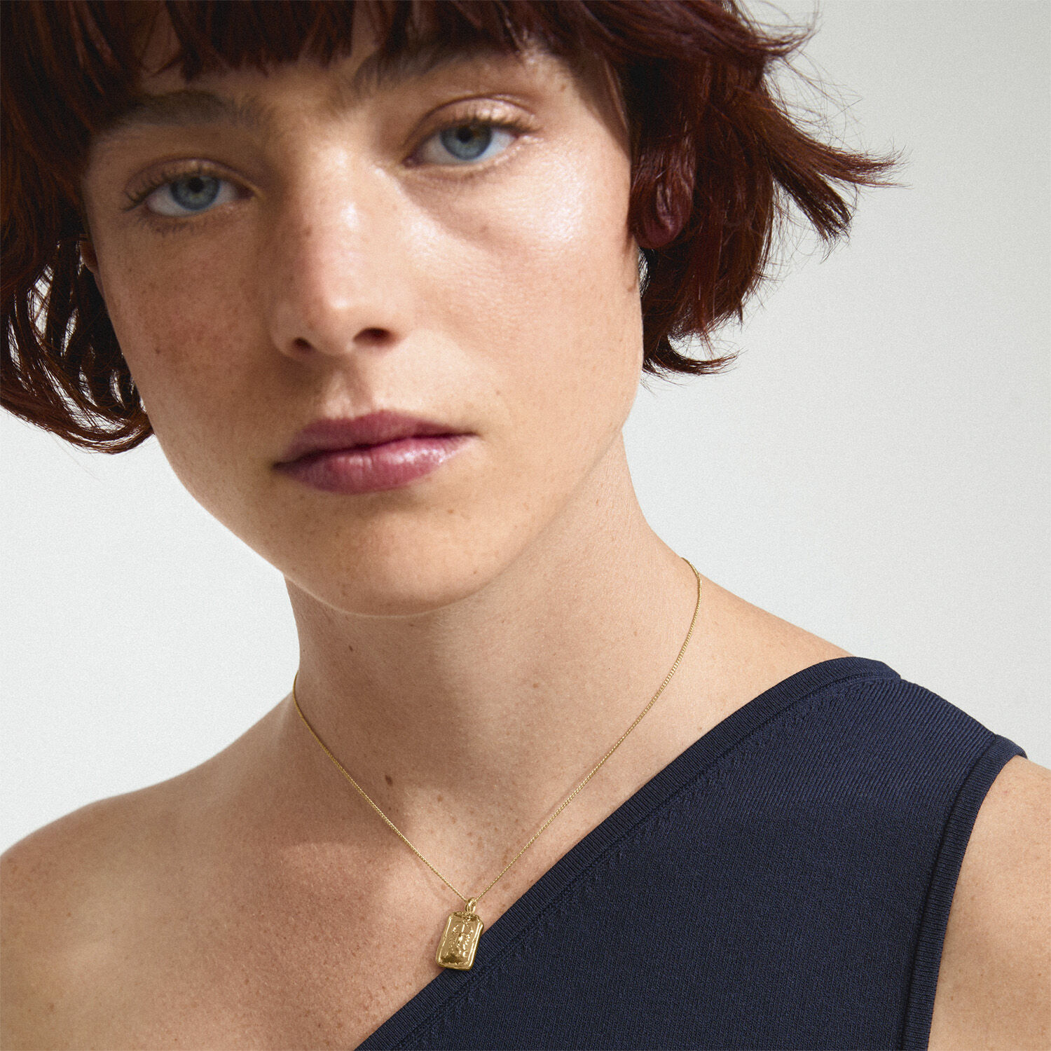 SCORPIO recycled Zodiac Sign necklace, gold-plated