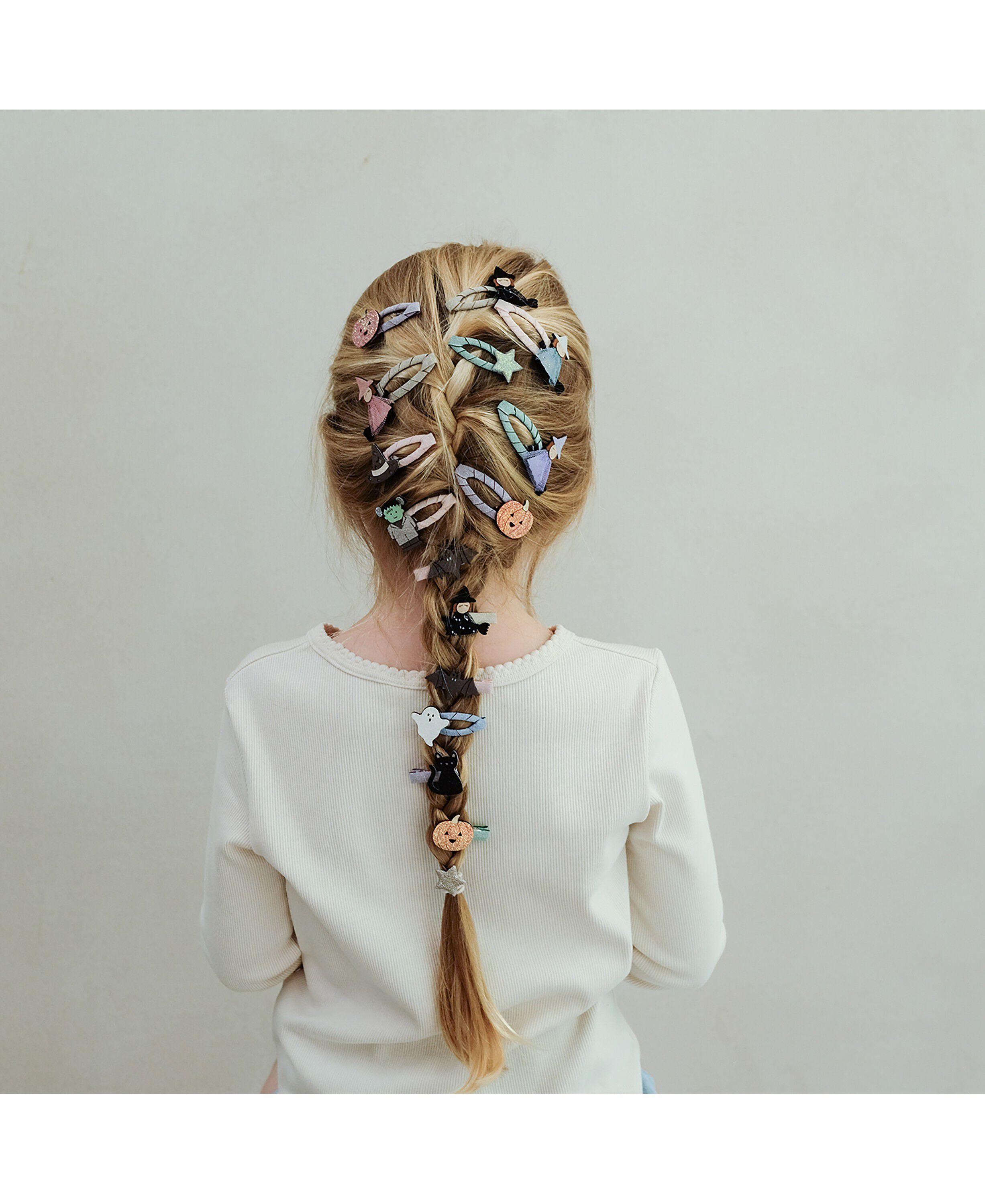 Mimi & Lula - 8 h&aring;rclips - Mini Halloween