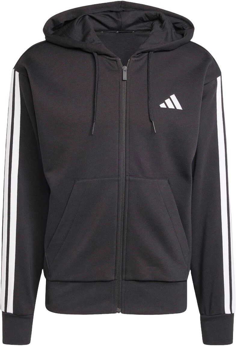 Essentials 3-Stripes Full Zip H&aelig;ttetr&oslash;je