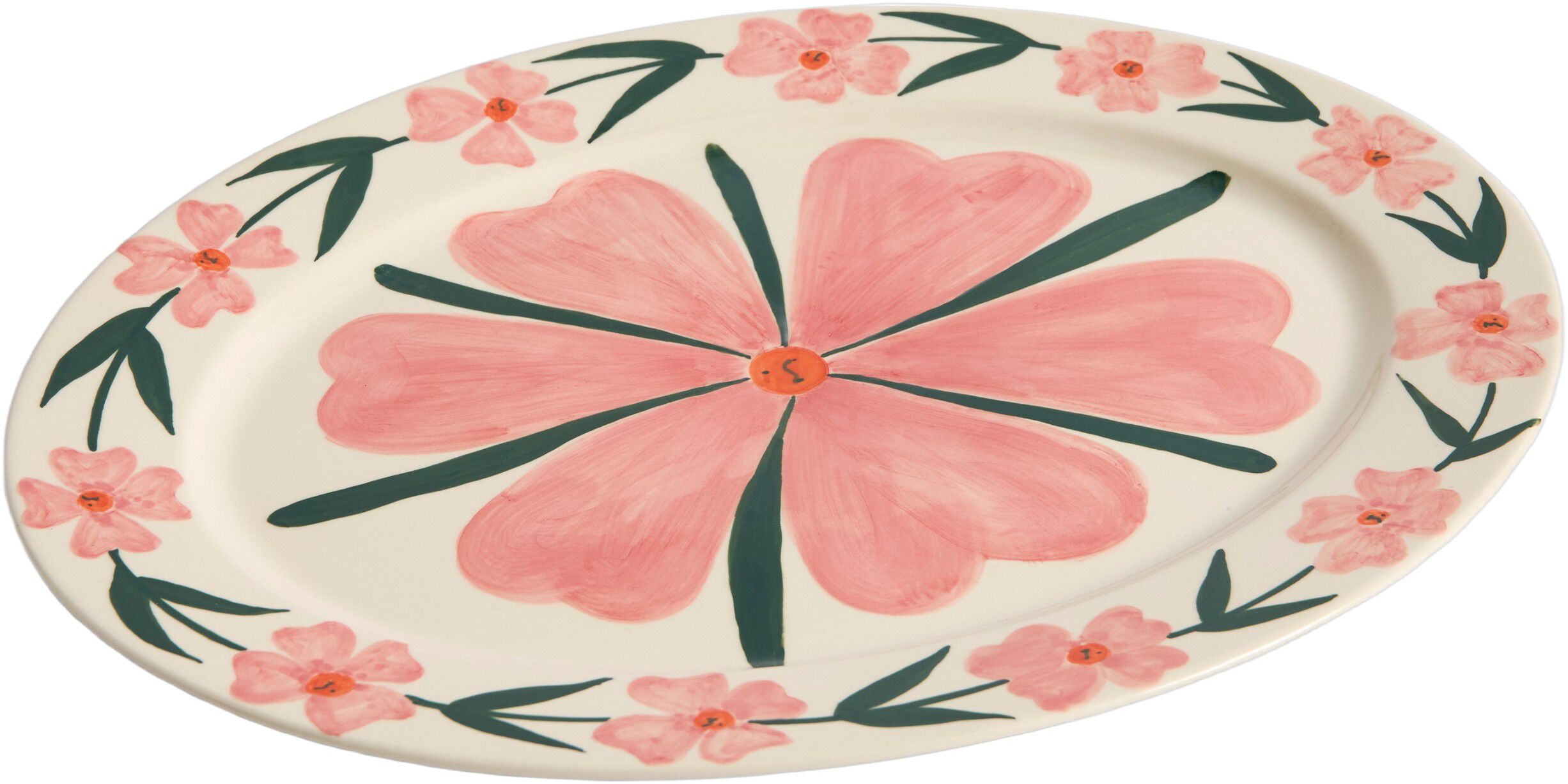 La Pittura Oval Serving Platter - L36,5 - Josephine