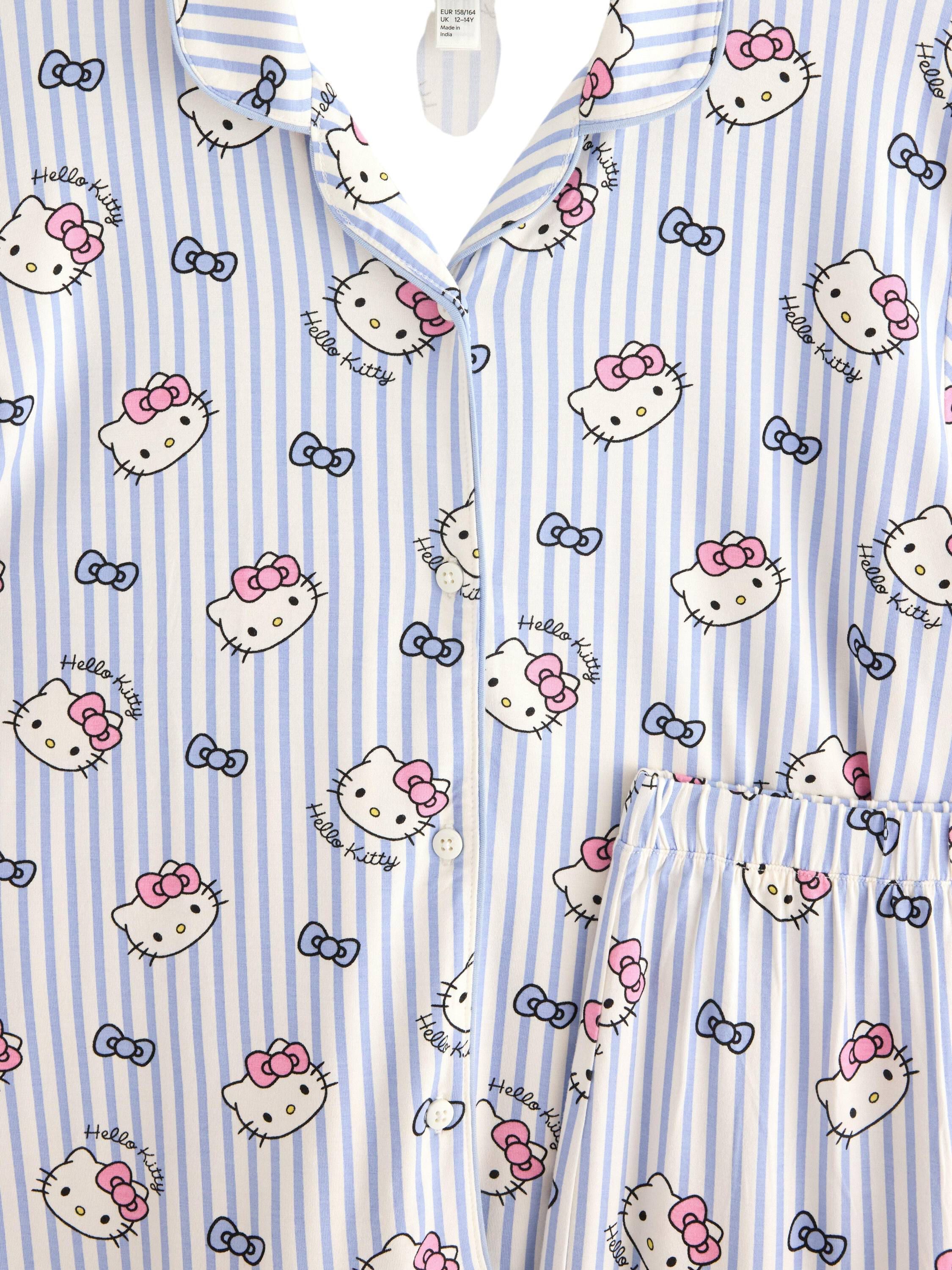 Patterned pyjama set in viscose jer