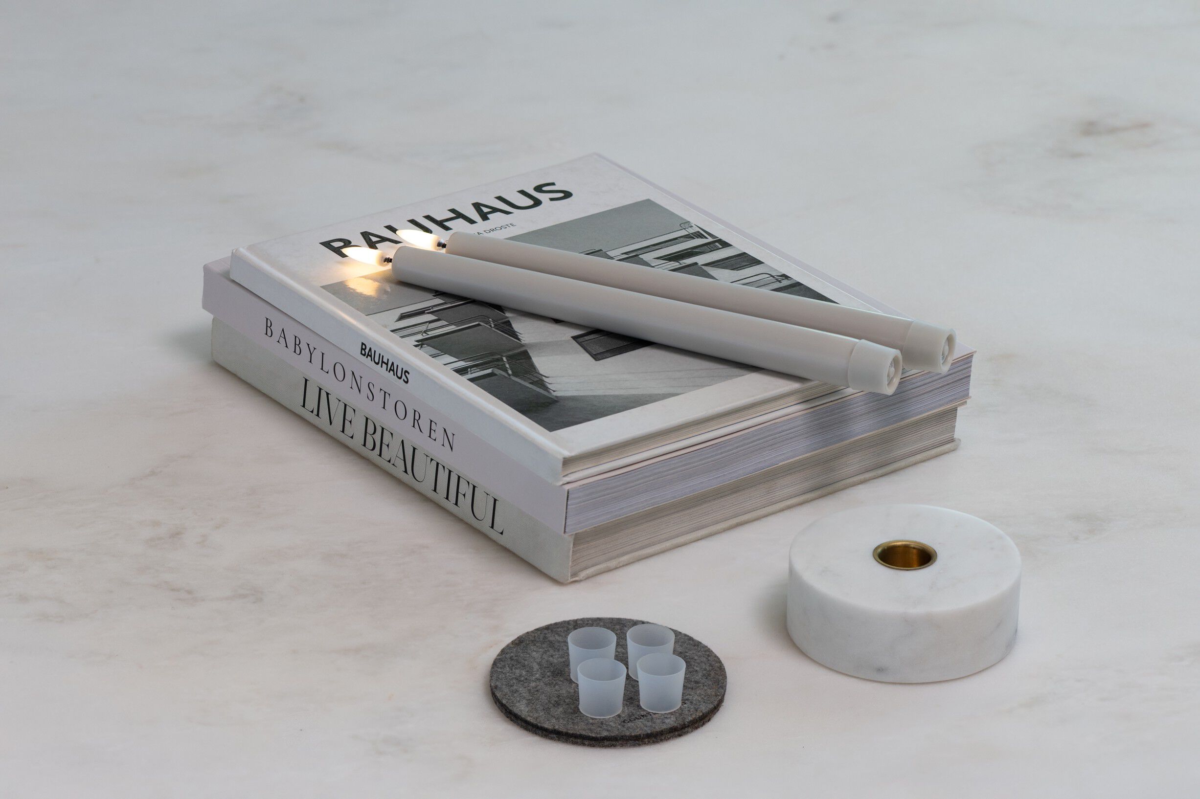 Silicone caps, Taper, Clear, 4-pack, 23 mm