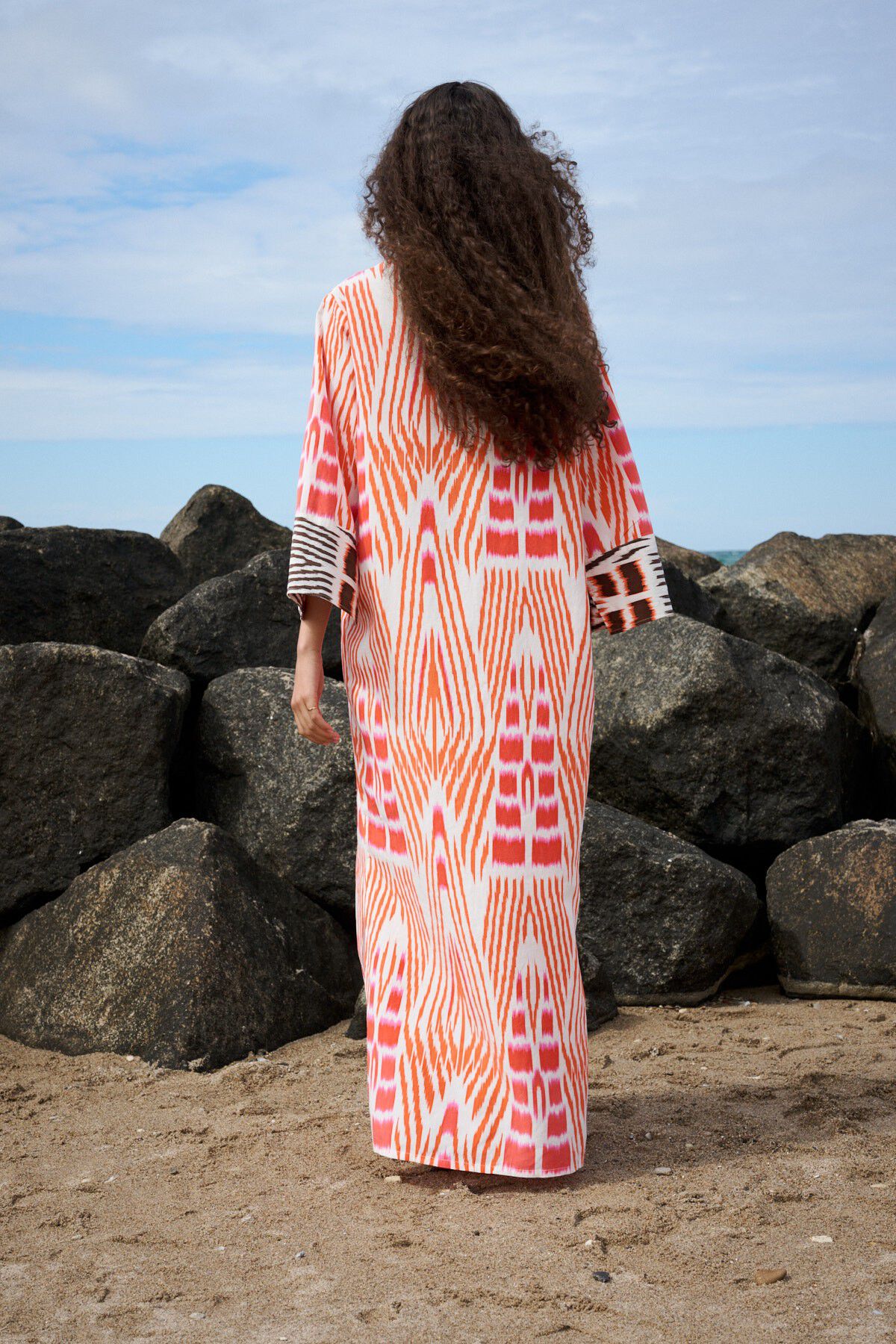 Ikat combo kaftan - Karimalou
