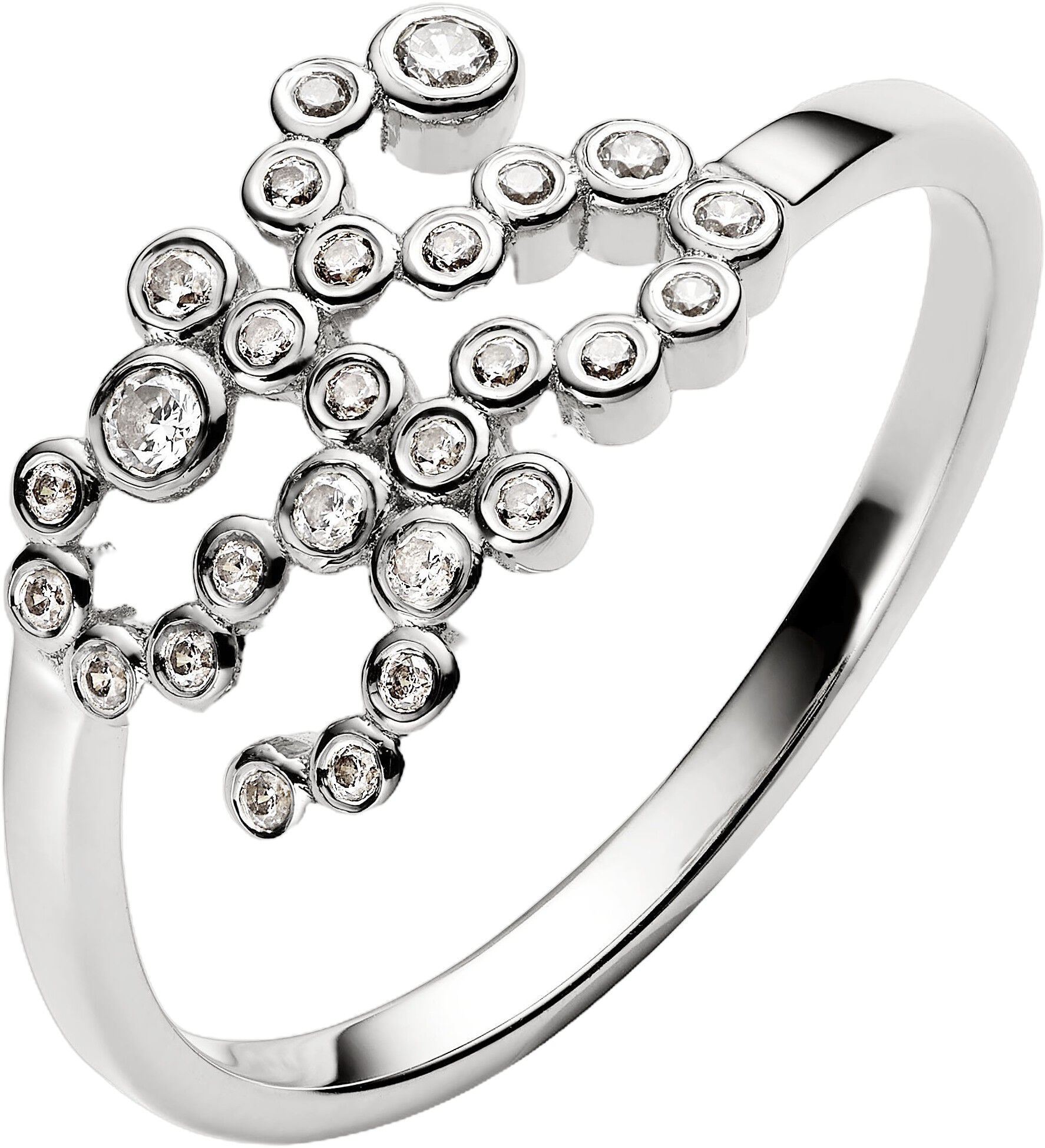 SIS Collet Ring Silver