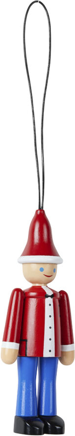 Julepynt Jule Ole & Jule Lise rød/blå/hvid