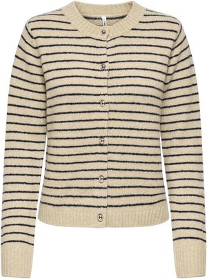 ONLCHESTER LIFE LS STRIPE CARDI CC