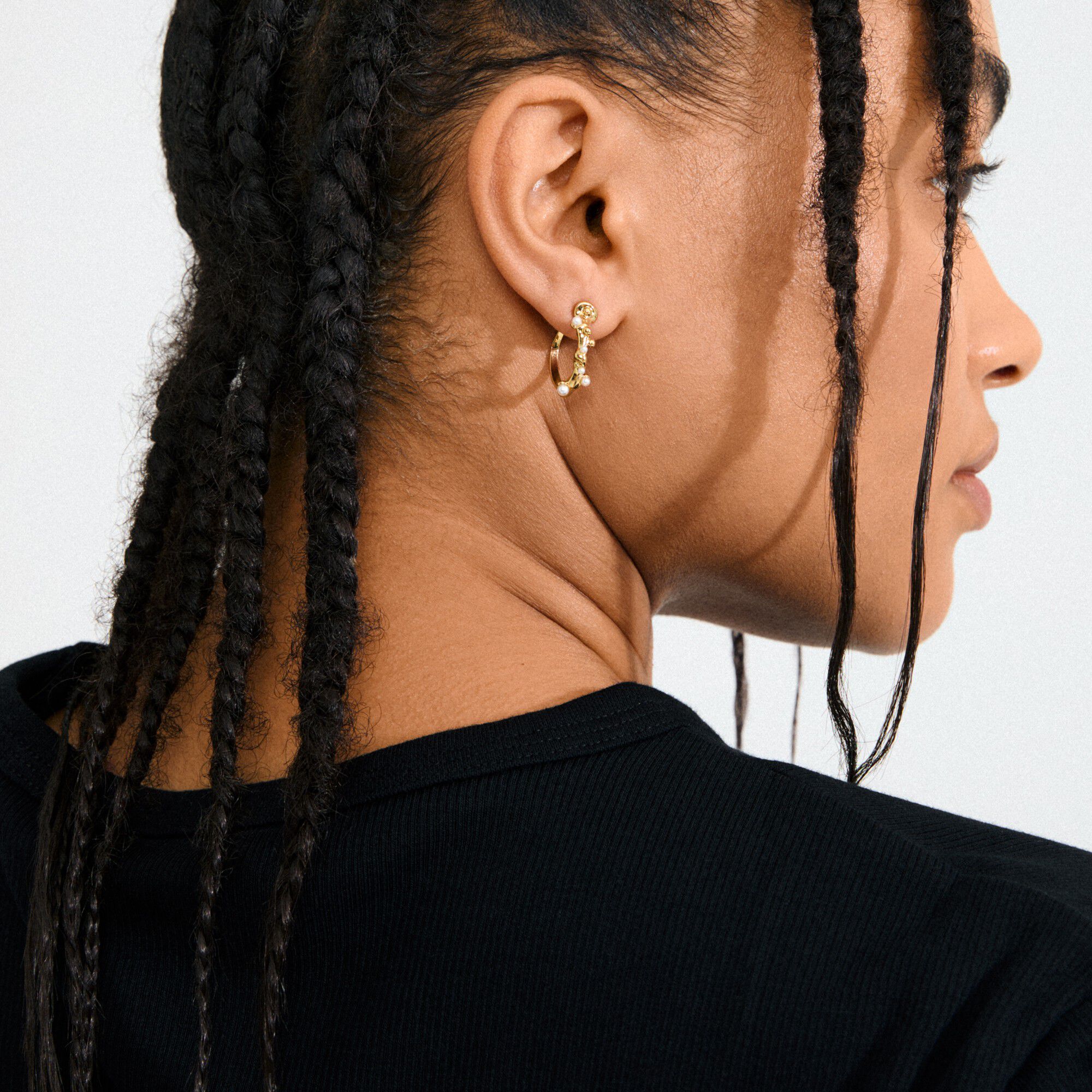 HADLEY earrings gold-plated