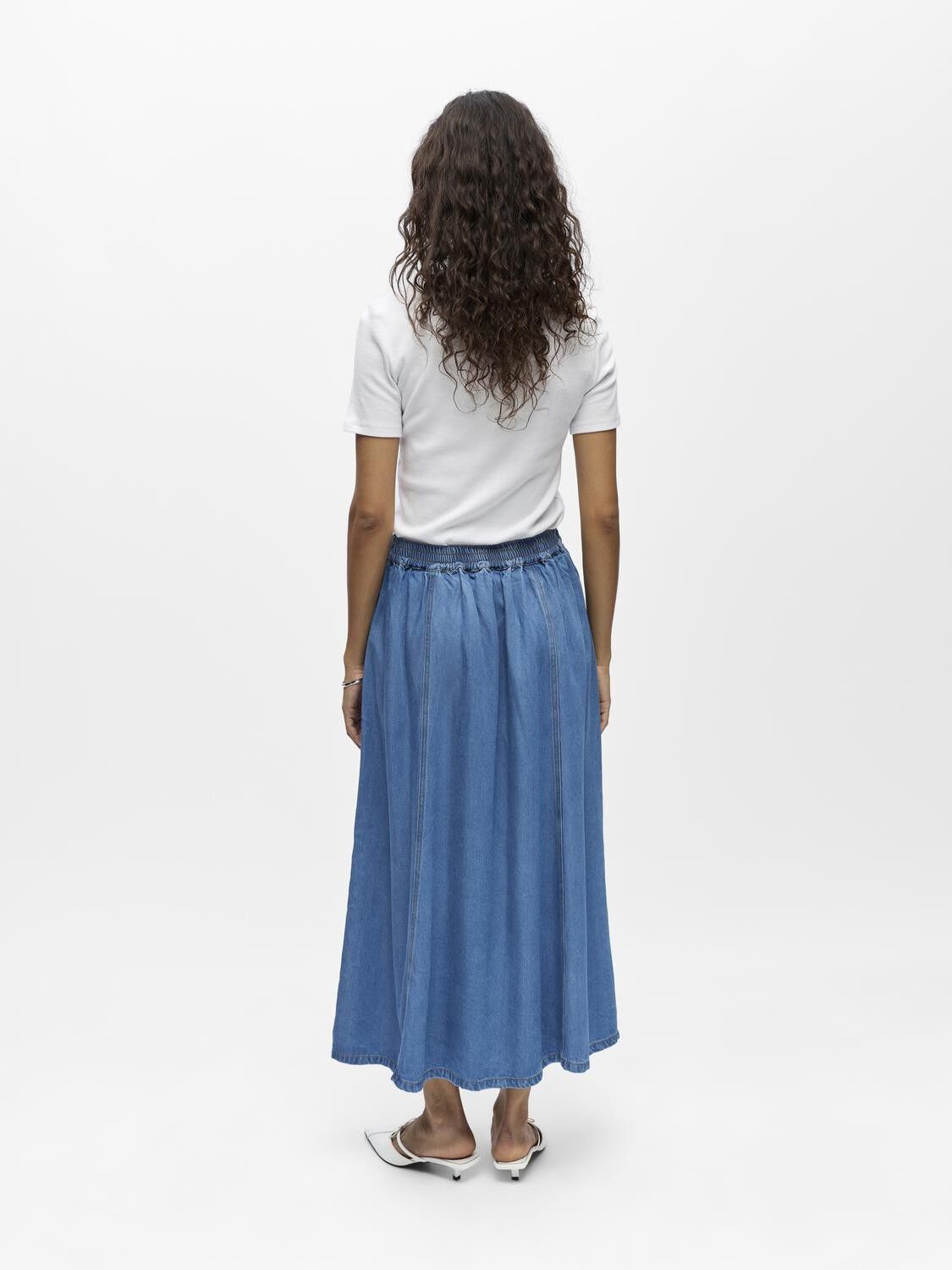 OBJFRAME MW DENIM SKIRT NOOS