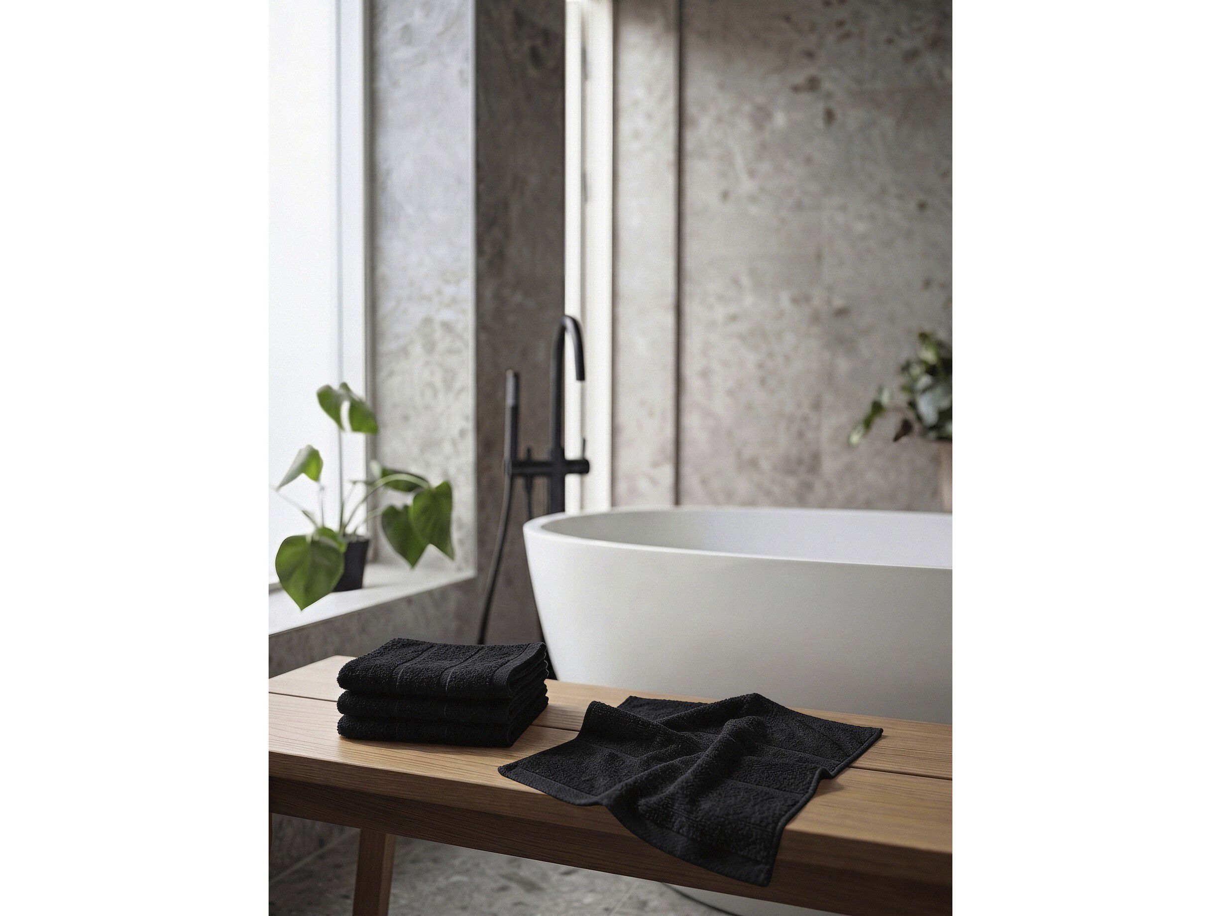 Vaskeklud Sauna 30x30 Black