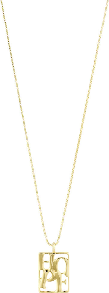 LOVE TAG, recycled HOPE necklace gold-plated