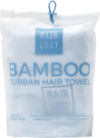 Bamboo Turban Hair Towel - Blå