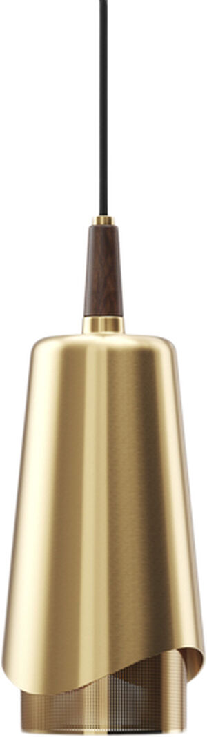 Umanoff, Pendant, Brass, Walnut