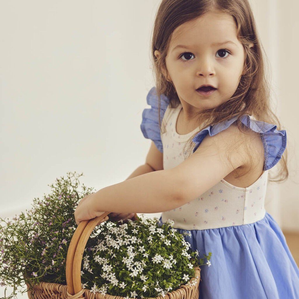 Spring frill bubble dress
