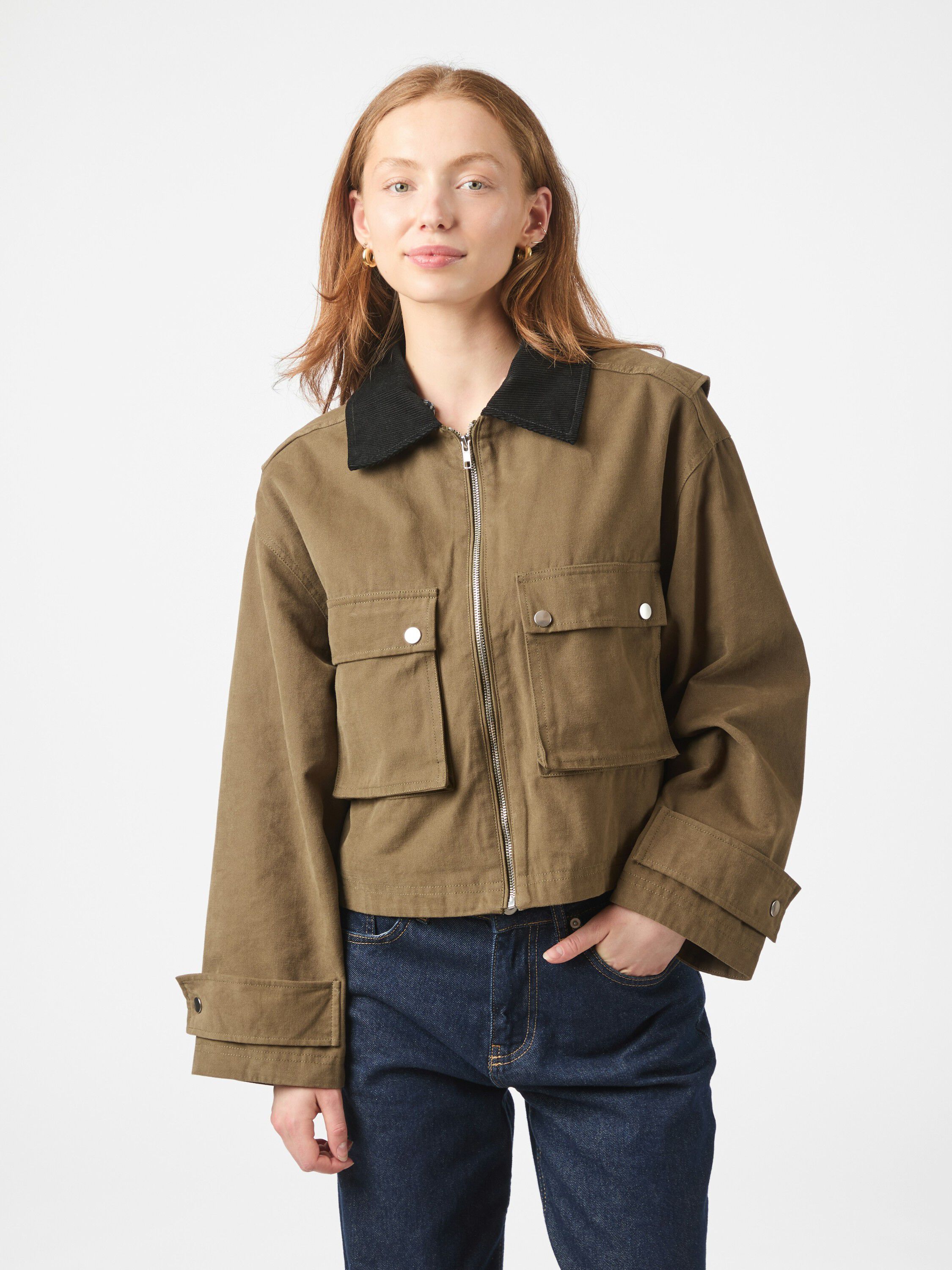 Rivera Canvas Boxy Jacket