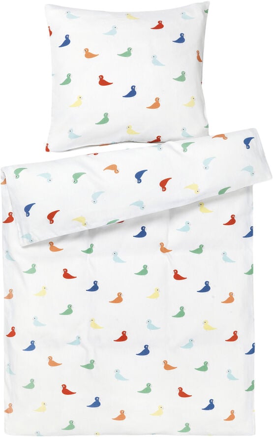 Sengetøj Sangfugl junior 100x140cm DK multi