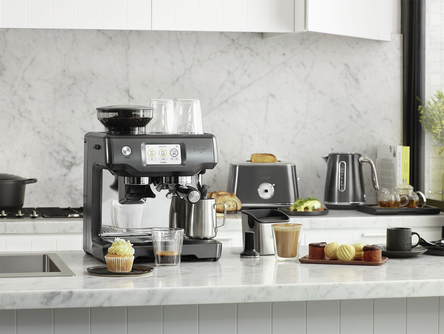 SAGE BARISTA TOUCH SORT ST&Aring;L