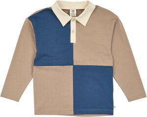 Cozy Me Color Block L/S Polo Shirt