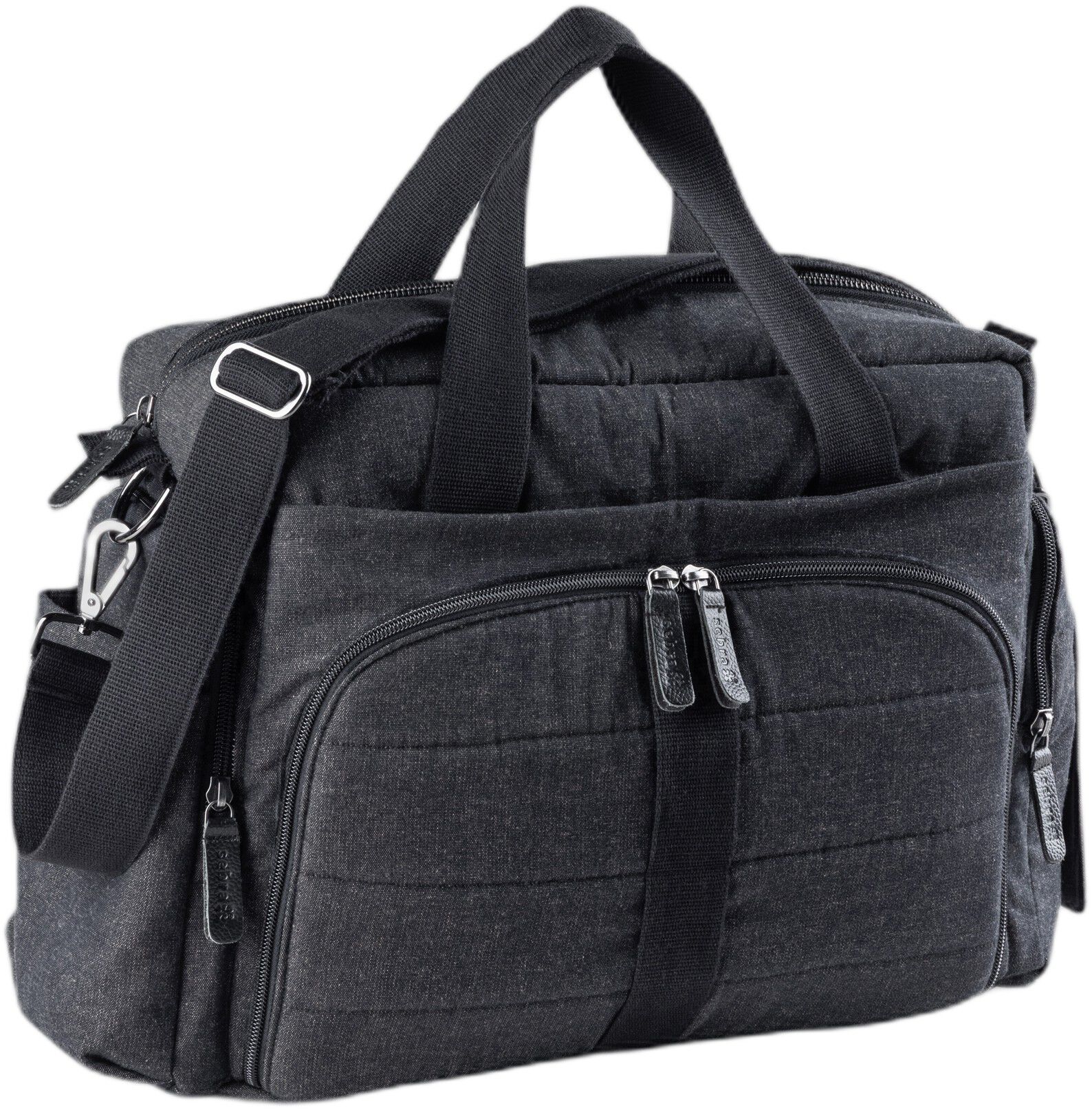 On-the-go Pusletaske, dark grey melange