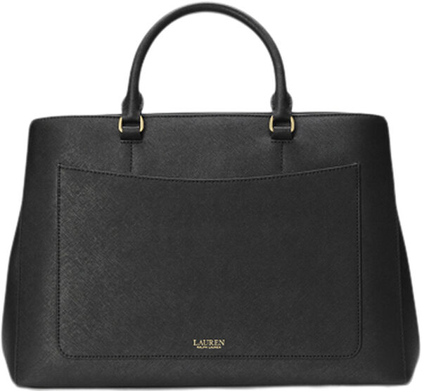 Crosshatch Leather Large Hanna Satchel