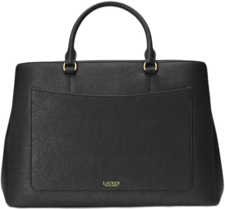 Crosshatch Leather Large Hanna Satchel