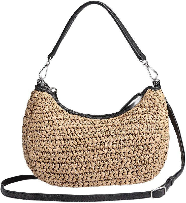 HeliaMBG Crossbody Bag, Raffia