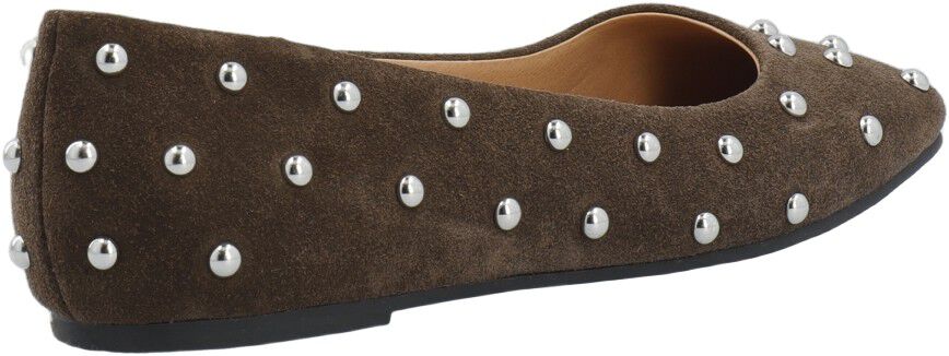 CASRUBY Studded Ballerina Suede