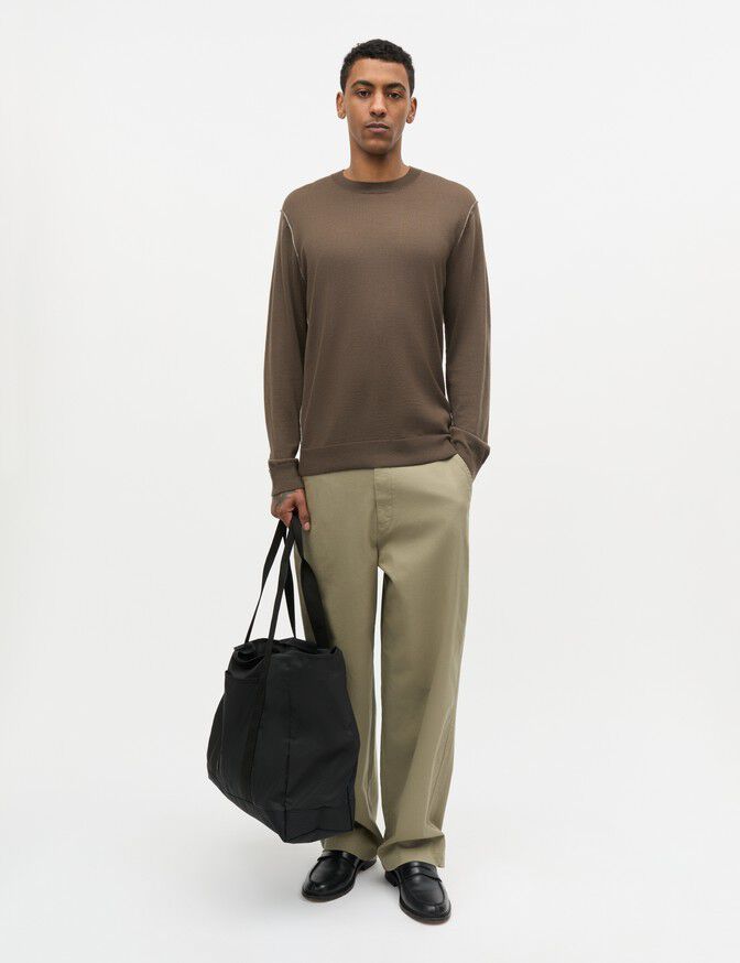 Merino Wool Contrast Jules Knit