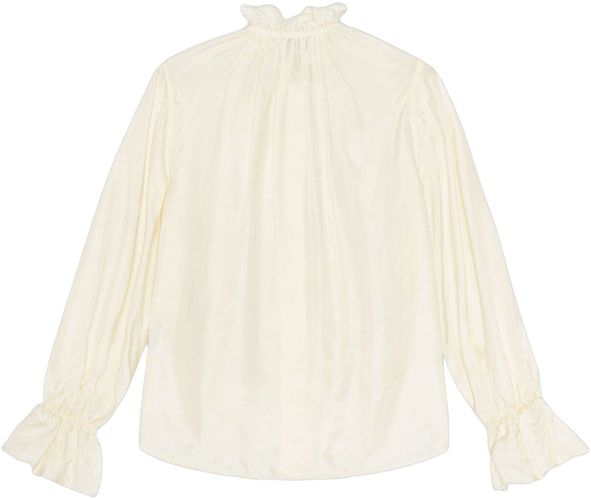 Fluid Cupro Tie String Shirt