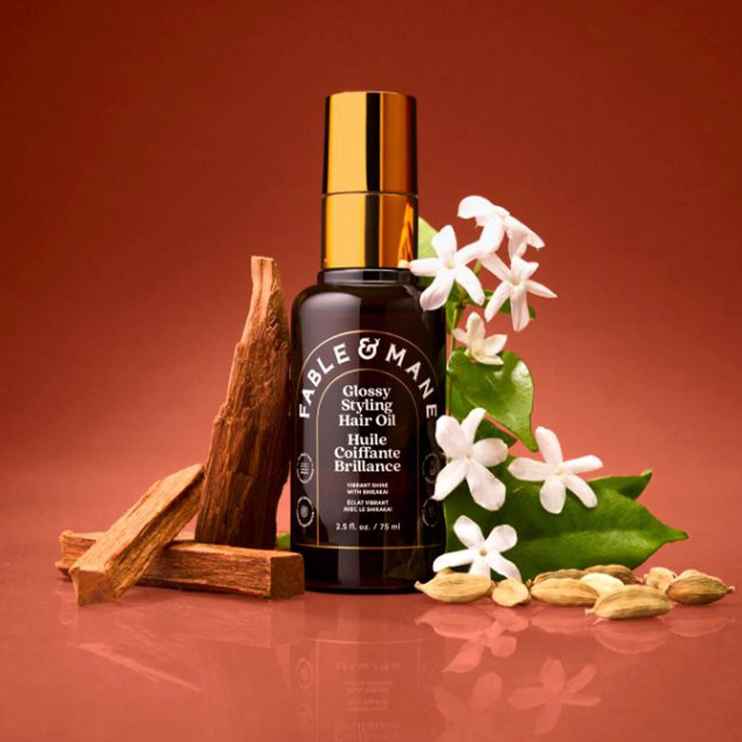 Glossy Styling Hair Oil - Glansgivende stylingolie med shikakai