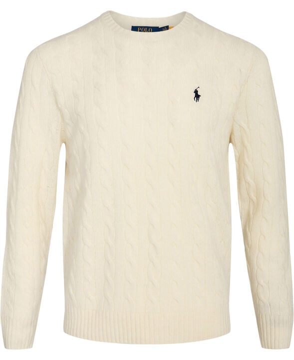 Cable-Knit Wool-Cashmere Sweater