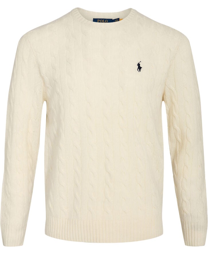 Cable-Knit Wool-Cashmere Sweater