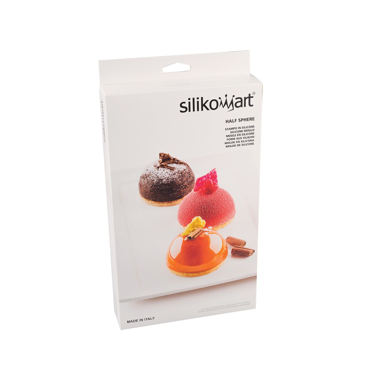 HALVKUGLEFORM 6pcs &Oslash;70 H35