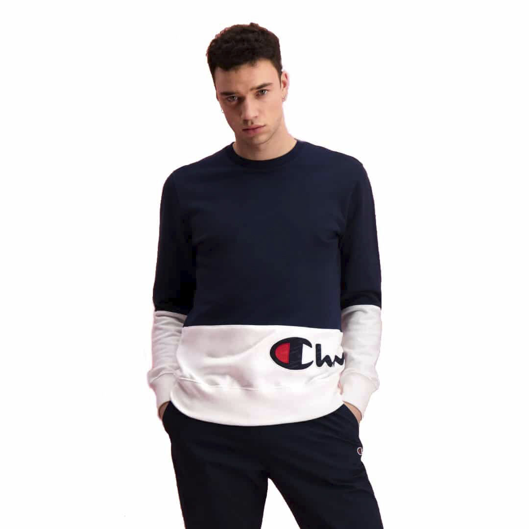 Colour Block Wraparound Logo sweatshirt
