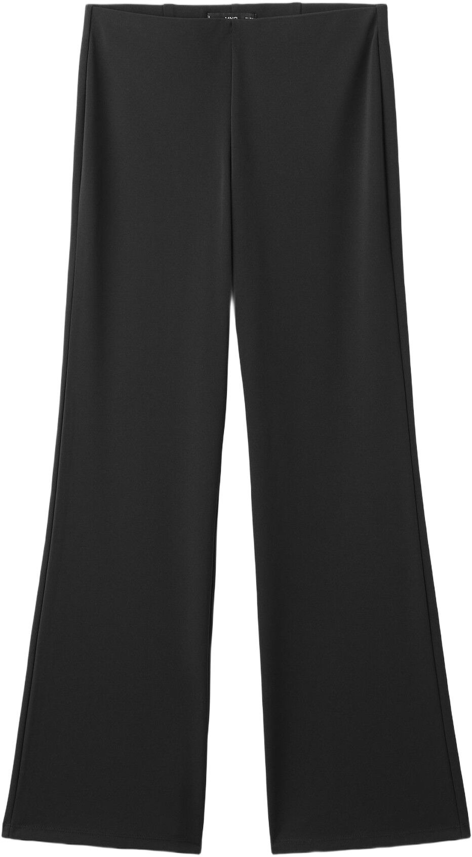 Straight-fit trousers with elastic